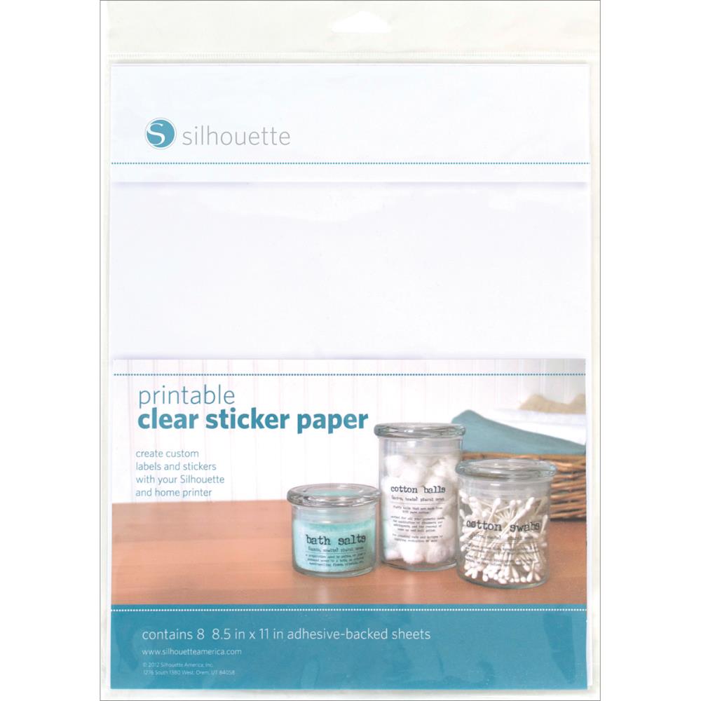 Clear sticker paper